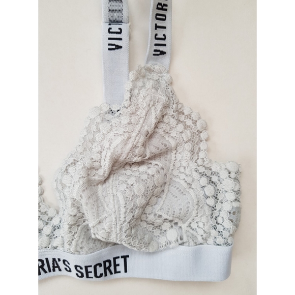 Victoria's Secret Lace and Logo Bralette - Picture 4 of 16